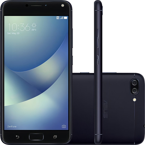 Asus ZenFone 4 Max ZC554KL Dual SIM 16 GB preto-oceano 2 GB RAM - Excelente (Recondicionado)