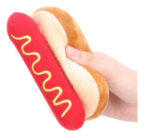 Peluche Con Forma De Comida, Suave, Perrito Caliente Para Pe