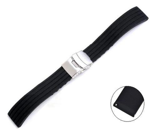 Pulsera desplegable compatible con relojes inteligentes Colmi P45 Colmi V69, color negro