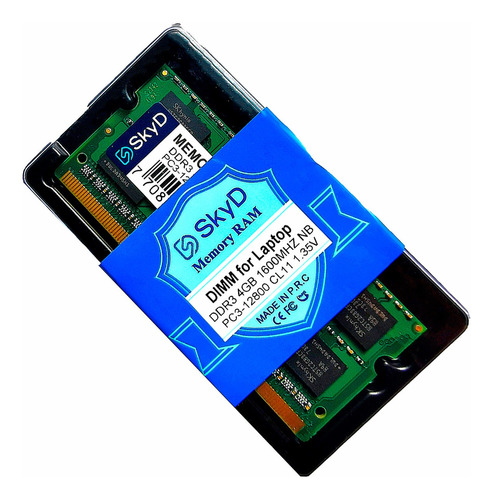 Memoria Ram Ddr3 4gb Portatil 1600mhz Skyd