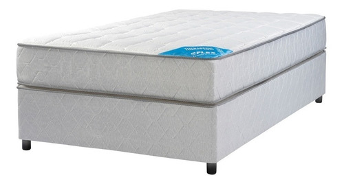 Cama Americana Flex Therapedic 2 Plazas Color Blanco