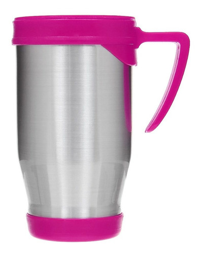 Caneca Semi Térmica Pink Revestida Em Alumínio Rodeo West 29