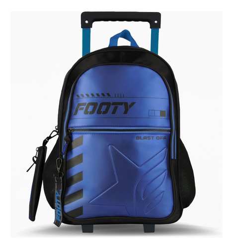 Mochila Footy C/carro 18 PuLG Camuflada C/ Luz Led