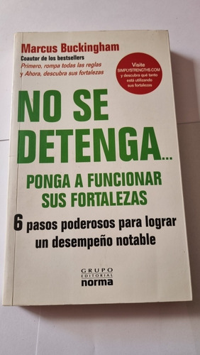 No Se Detenga / Marcus Buckingham