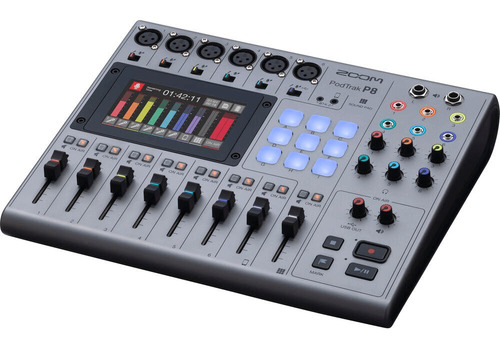 Gravador Zoom Podtrak P8 Podcast Multitrack Loja Alphahome