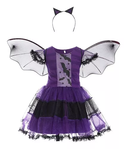 Fantasia Halloween Menina Infantil Vampirinha Dia Das Bruxas