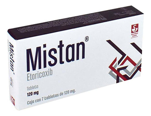 Mistan 120 Mg Caja Con 7 Tabletas