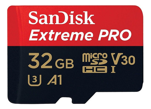 Tarjeta de memoria SanDisk SDSQXCG-032G-GN6MA  Extreme Pro con adaptador SD 32GB