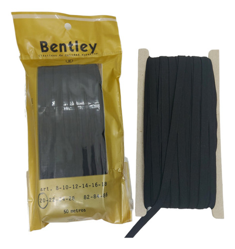 Elastico Bentley N20 (9mm X 50 Mts) Negro