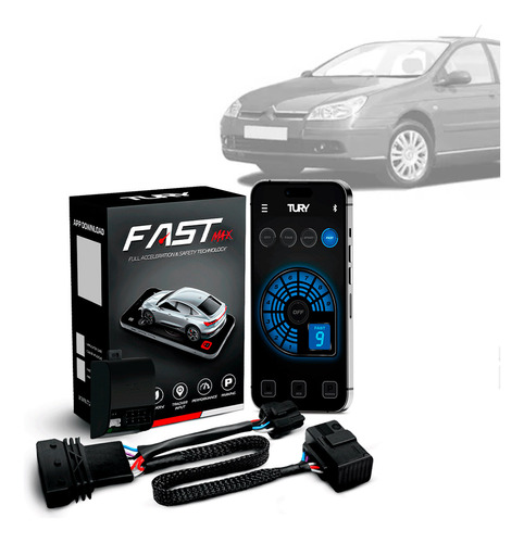 Módulo Acelerador Pedal Fast Com App Citroen C5 04 05 06 07