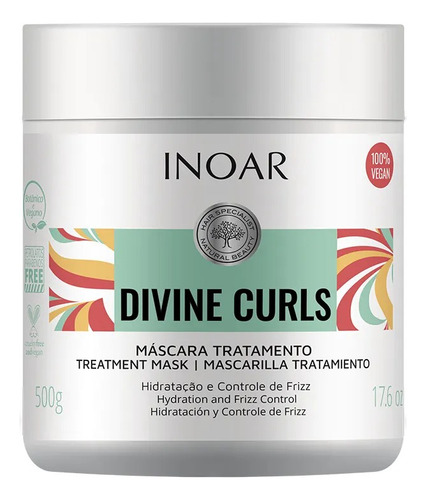 Mascarilla Capilar Divine Curls Cuidado De Rizos Perfectos