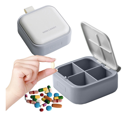 Organizador De Vitaminas, Dispensador De Vitaminas Portátil