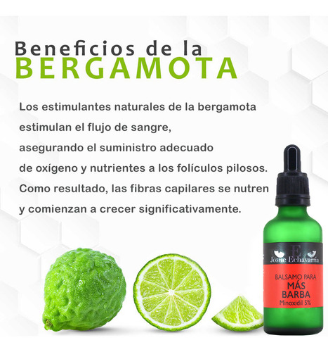 Minoxidil 5% Con Bergamota 12pack + Argan Y Bergamota
