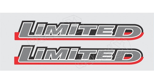 Emblema Adesivo Limited Ford Ranger 2010 Lt10pr