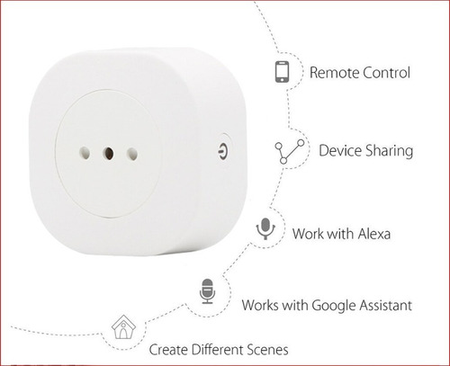 Timer Inteligente Temporizador Wifi Switch 10ª Alexa Google