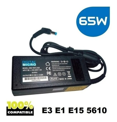 Cargador Para Acer Aspire 3.42a 65w 19v 5.5*1.7mm