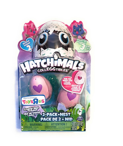 Hatchimal Colleggtibles Estación 2 Del Brillo 4 + Paquete De