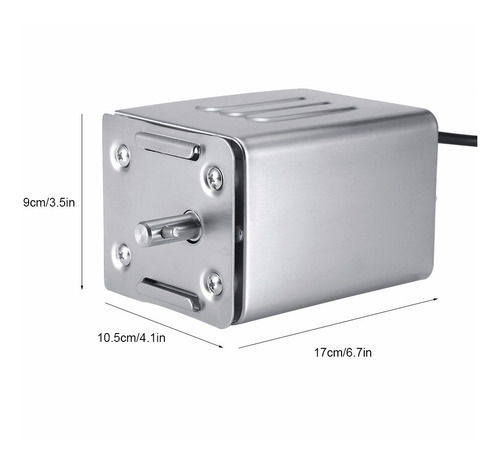 Motor De Barbacoa De Acero Inoxidable Para Cerdo, 50-70 Kgf