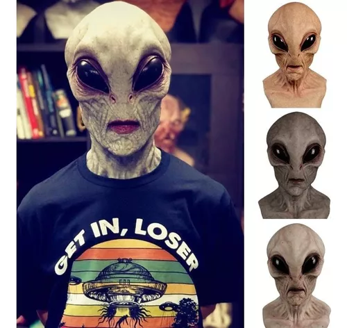 MÁSCARA ALIEN ALIENÍGENA E.T REALISTA COSPLAY – H2L COSPLAY