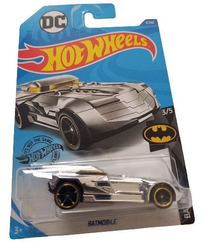 Batmobile Plateado Dc - Hot Wheels