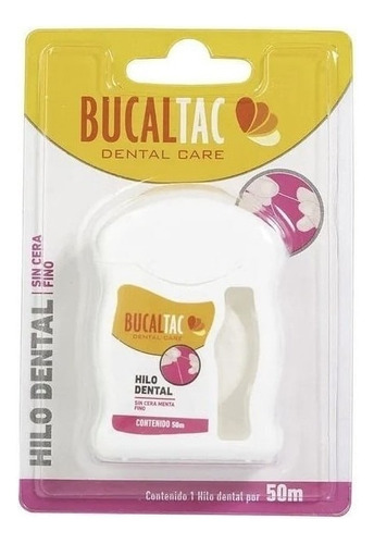 Bucal Tac Dental Care Hilo Dental Sin Cera Fino 50 Mts