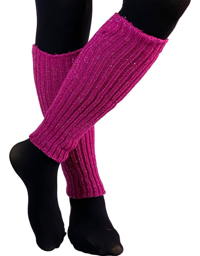 Escarpines Calentadores Cortos Danza Ballet - Par - Fucsia J