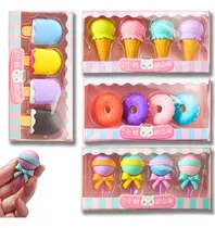 Comprar 4 Cajas 16pcs Gomas De Borrar Bonito Kawaii Para Niña Color Coloreado