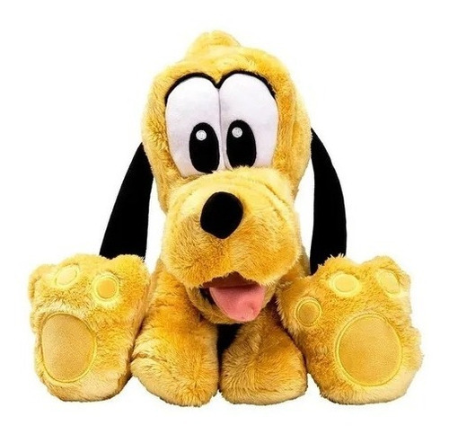 Brinquedo Pelucia Disney Pluto Bigfeet 30 Cm Fun F00223