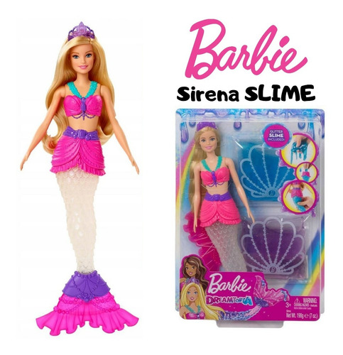 Barbie Sirena Slime Dreamtopia Original Mattel