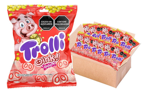 Dulces Gomitas Oink Splash Trolli X12uds