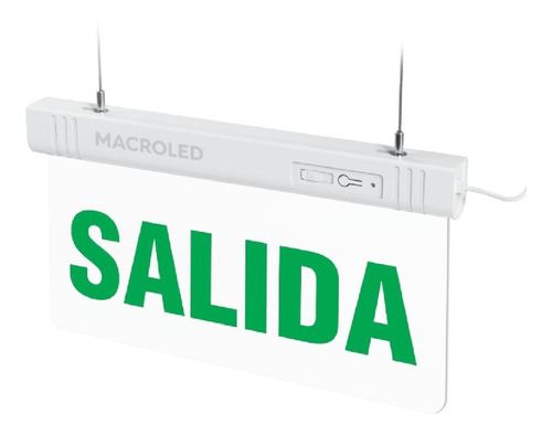 Cartel Luminoso Led Macroled Salida Montaje Sup O Lateral