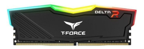 Memória RAM T-Force Delta RGB color preto  8GB 1 Team Group TF3D48G2400HC15B01