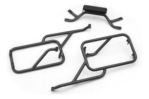 Maletas De Aluminio + Base Himalayan Royal Enfield Color Negro