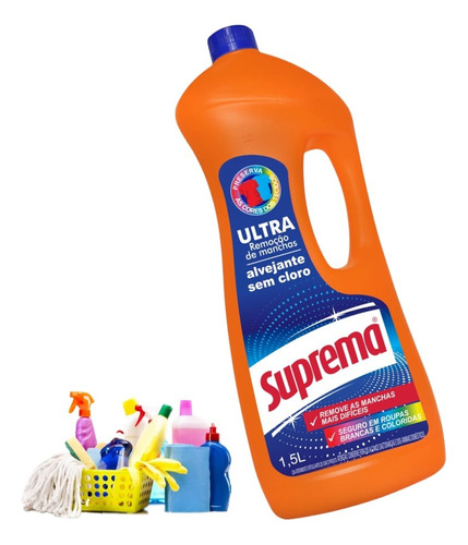 Alvejante Sem Cloro Para Roupas 1500ml ( Escolha Tipo )