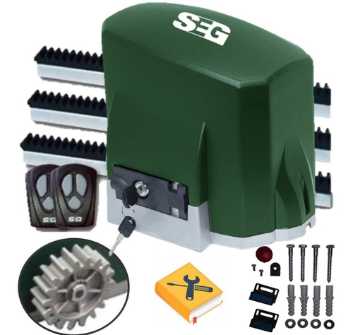 MOTOR PARA PORTON CORREDIZO 600KG SEG Solo CH600 USO RESIDENCIAL 1/3HP 220V
