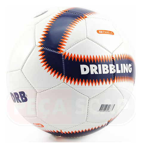 Bola De Futebol Para Treinos E Jogos Drb - Cores Cor Branco/azul
