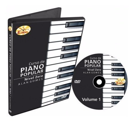 Curso Piano Nível Zero Volume 1 Em Dvd