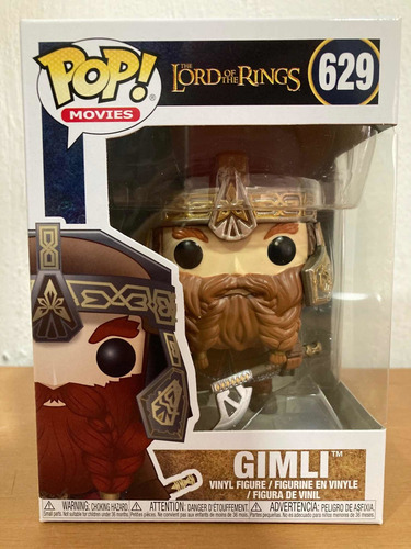 Gimli 629 Lord Of The Rings Hobbit Funko Pop Nuevo Original