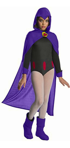 Rubie's Teen Titans Go Movie Costume Deluxe Raven, Large Color Como Se Muestra