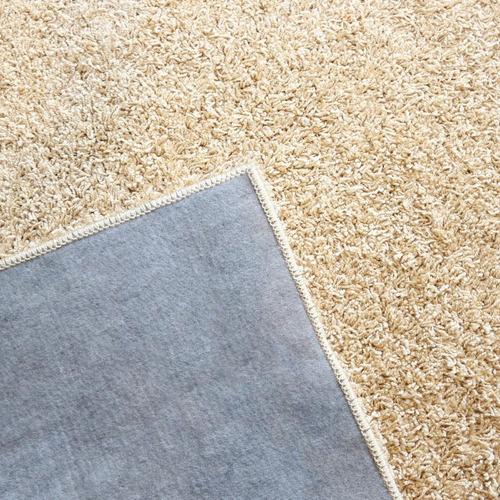 Imagen 4 de 5 de Alfombra Carpeta Shaggy 150x200 Pelo Largo Living Beige
