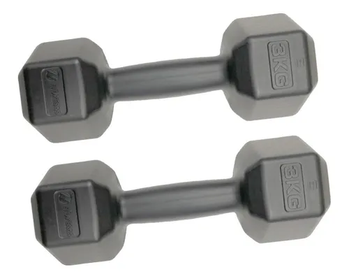 York Fitness - Set de 2 mancuernas 10kg/u : : Deportes y aire libre