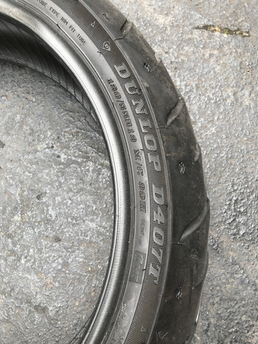 Pneu Dunlop D407t M/c 80h 180/55-18 Harley Davidson (Usado)