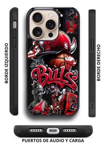 Funda Antigolpes Para Iphone Y Otros Chicago Bulls Jordan Iphone 13 Mini