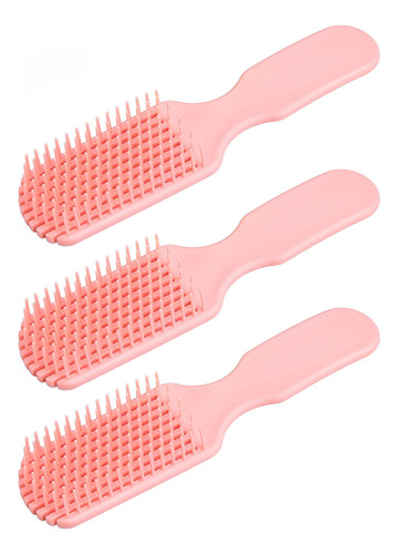 Cepillo Desenredante Portátil Para Cabello Profesional, 3 Un