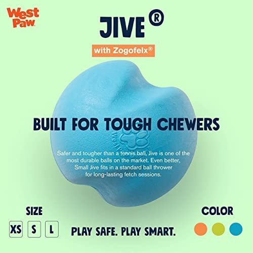 Perro Bola Zogoflex Jive Al Oeste De La Pata Chew Toy Bounci