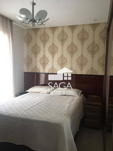 Imagem 8 de 30 de Todo Planejado E Decorado! Vista Mar! Apartamento Com 3 Dormitórios À Venda, 128 M² Por R$ 900.000 - Canto Do Forte - Praia Grande/sp - Ap4135