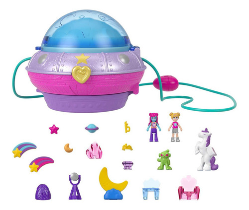 Polly Pocket Set De Juego Compacto Castillo Espacial