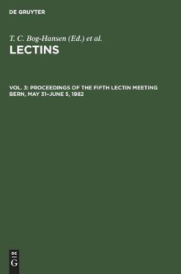 Libro Proceedings Of The Fifth Lectin Meeting Bern, May 3...