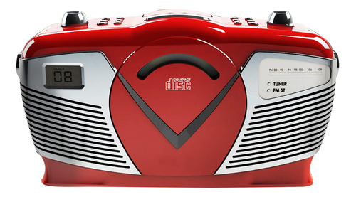 Sylvania Reproductor Portatide Cd Radio Am Fm Estilo Retro