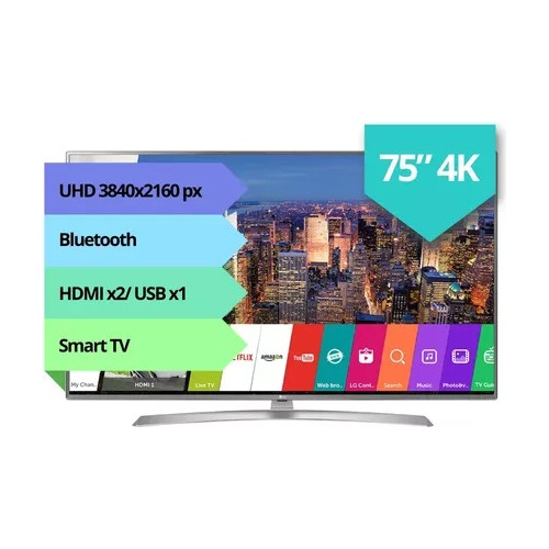 Smart Tv LG 75uj6580 Led Webos 4k 75  100v/240v